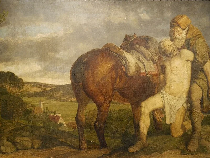 1871-Wilhelm Altheim - Il buon samaritano